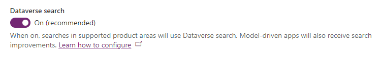 Dataverse search on